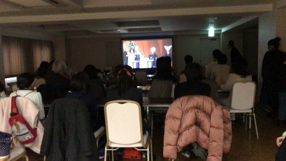 上映会の模様