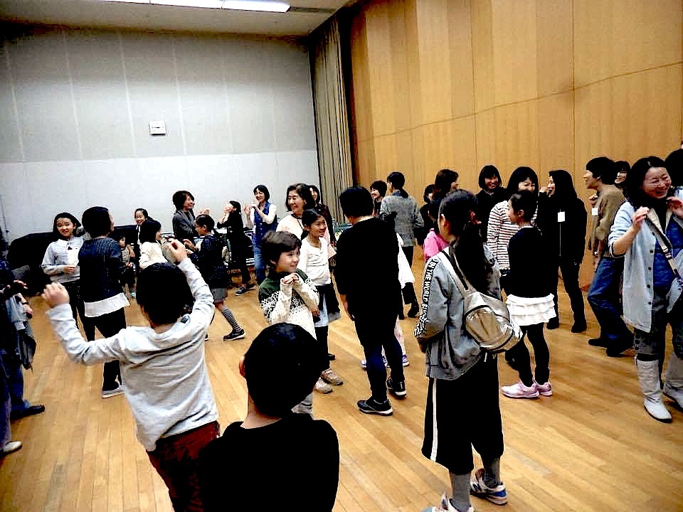 合唱隊初回練習の模様 合唱隊初回練習の模様